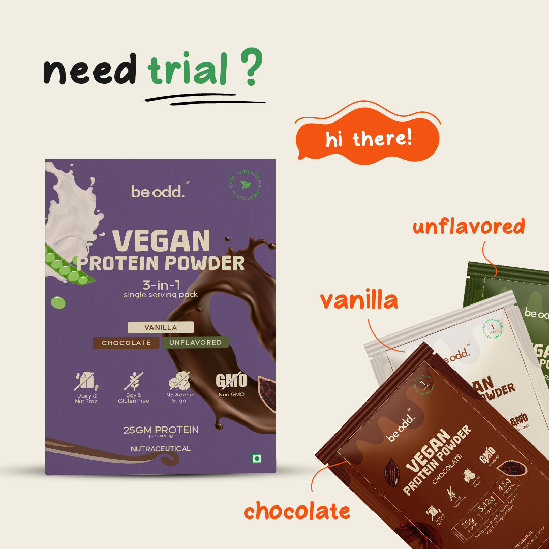 VEGAN PROTEIN POWDER (VANILLA) - 1KG