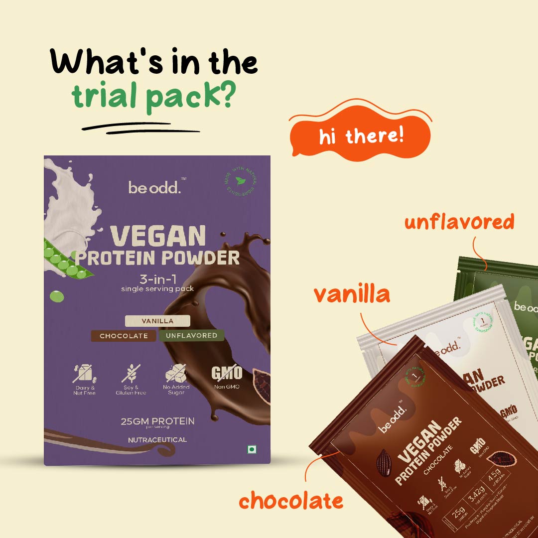 VEGAN PROTEIN POWDER (UNFLAVOURED) - 1KG