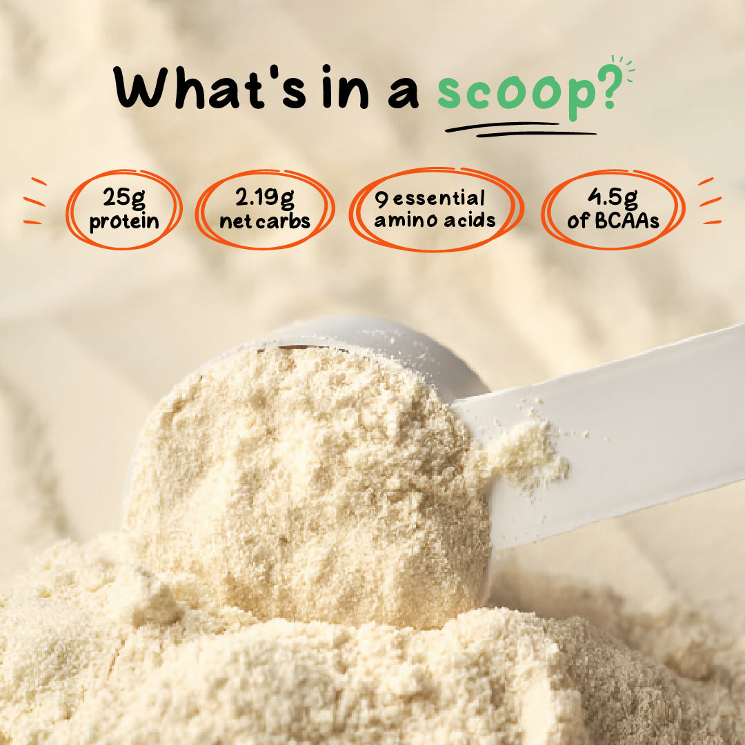 VEGAN PROTEIN POWDER (UNFLAVOURED)
