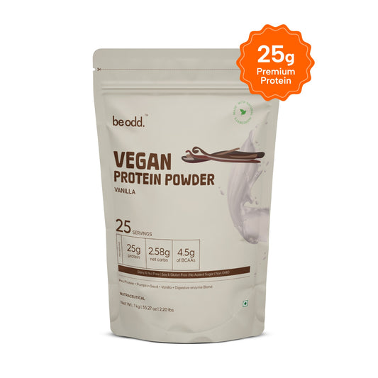 VEGAN PROTEIN POWDER (VANILLA) - 1KG