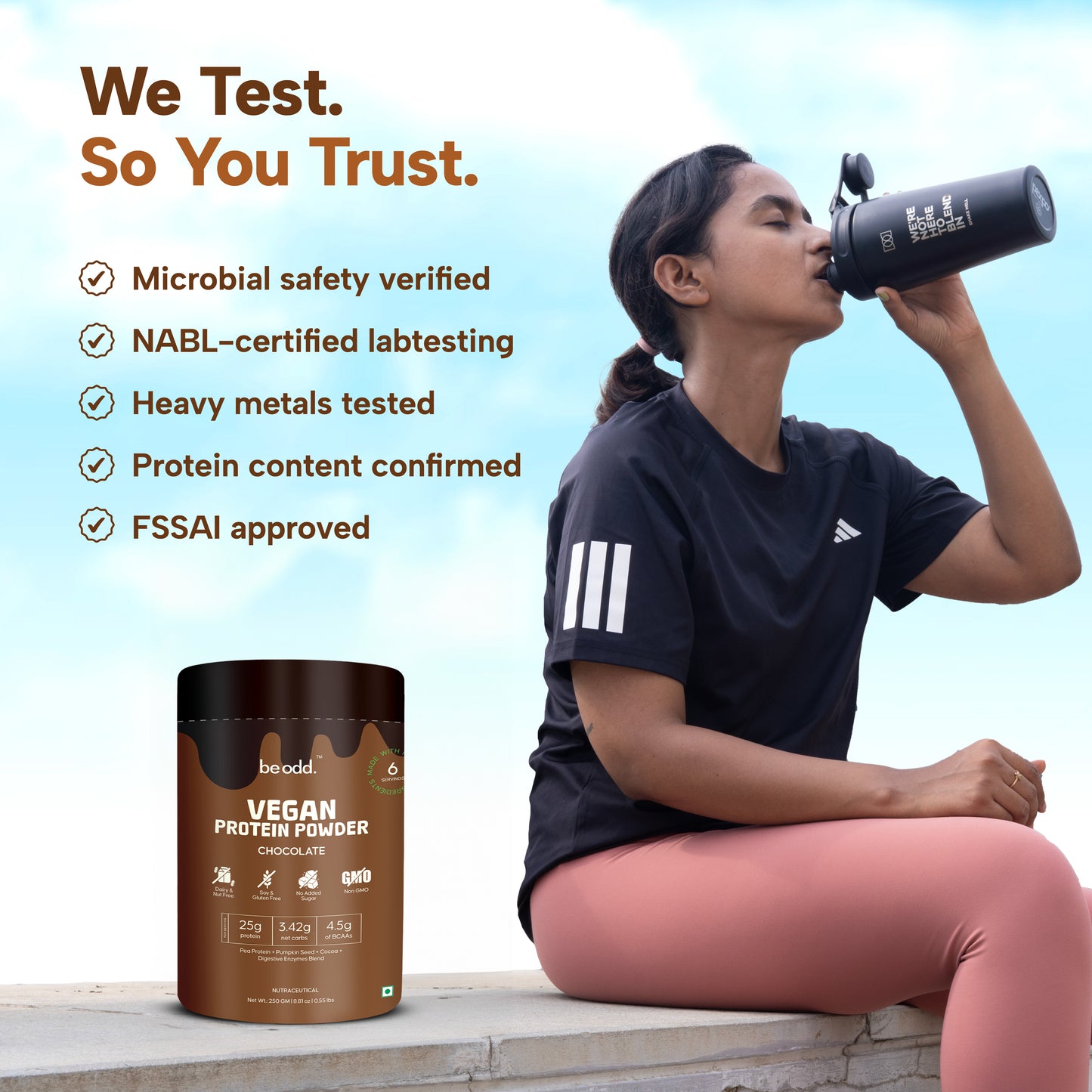 VEGAN PROTEIN POWDER (CHOCOLATE)