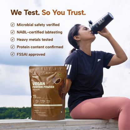 VEGAN PROTEIN POWDER (CHOCOLATE) - 1KG