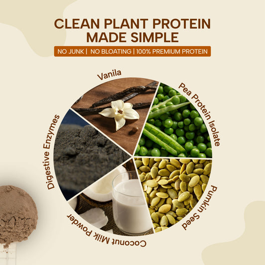 VEGAN PROTEIN POWDER (VANILLA) - 1KG